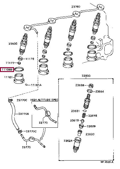 1116554011 Toyota O-ring