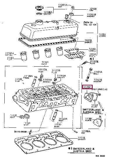 1118213020 Toyota Gasket