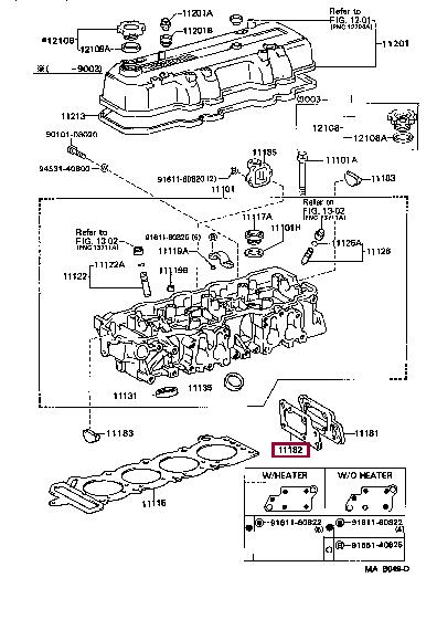 1118235050 Toyota Gasket