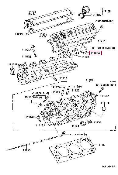 1118565010 Toyota Gasket