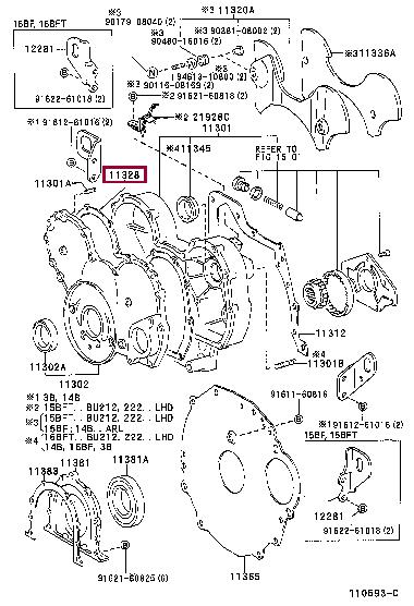 1132856050 Toyota Profiled gasket