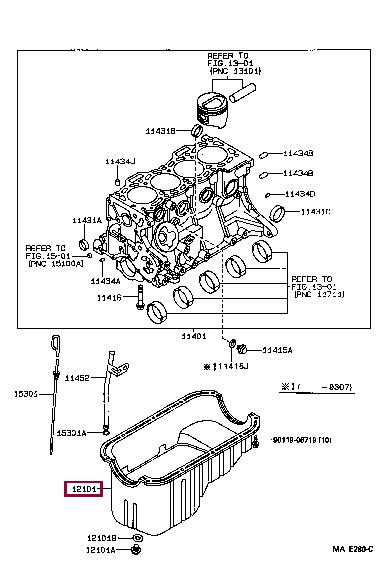 1210111031 Toyota Oil Pan