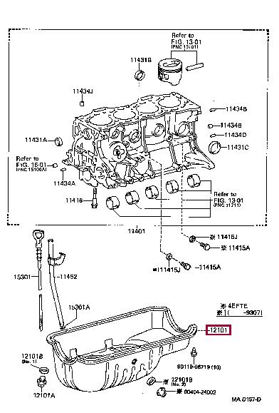 1210111041 Toyota Oil Pan