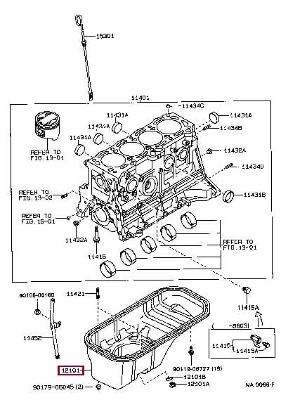 1210116070 Toyota Oil Pan