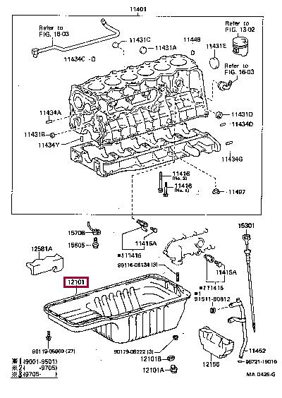1210117020 Toyota Oil Pan