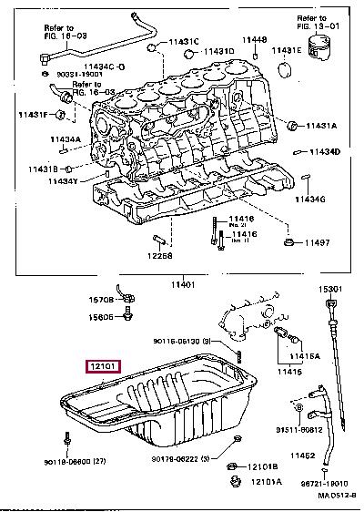 1210117040 Toyota Oil Pan