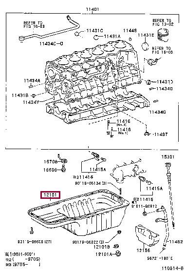 1210117100 Toyota Oil Pan