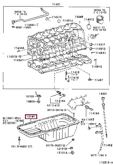 1210117190 Toyota Oil Pan