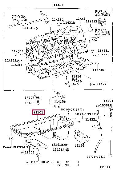 1210117240 Toyota Oil Pan