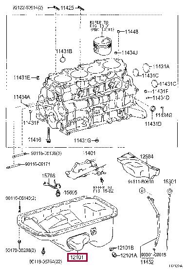 1210130050 Toyota Oil Pan