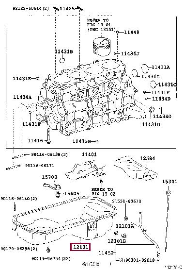 1210130120 Toyota Oil Pan