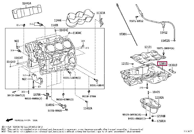 1210131160 Toyota Oil Pan