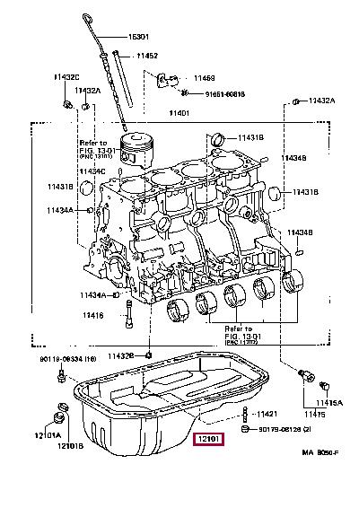 1210135011 Toyota Oil Pan
