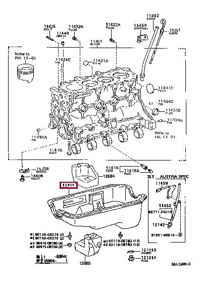 1210154133 Toyota Oil Pan