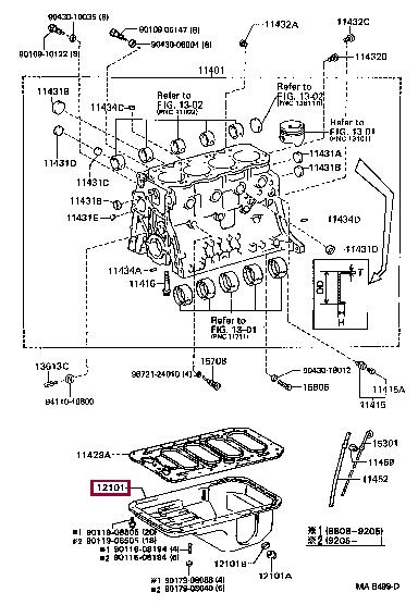 1210156101 Toyota Oil Pan