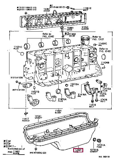 1210161013 Toyota Oil Pan