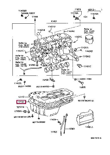 1210164072 Toyota Oil Pan