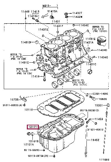 1210164101 Toyota Oil Pan