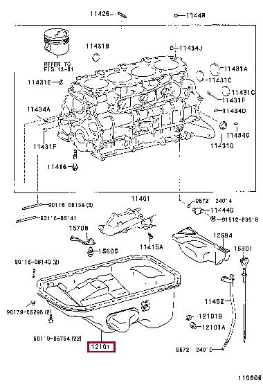 1210167080 Toyota Oil Pan