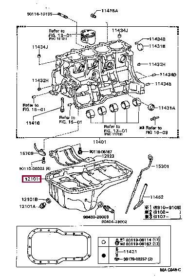 1210174060 Toyota Oil Pan