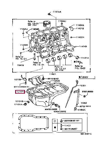 1210174080 Toyota Oil Pan