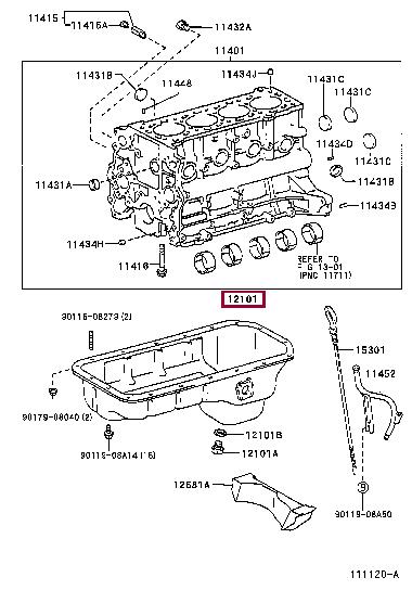 1210175120 Toyota Oil Pan