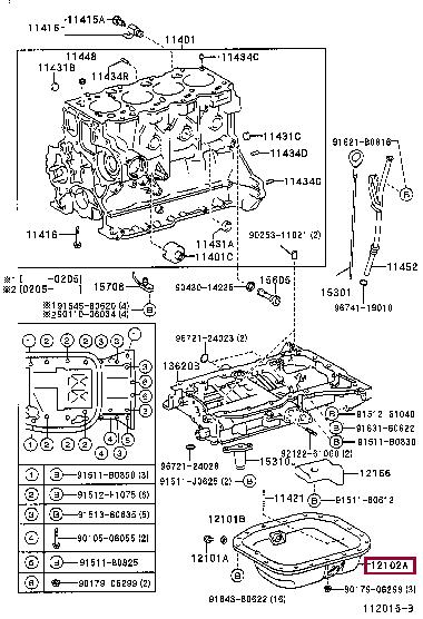 1210227020 Toyota Oil Pan