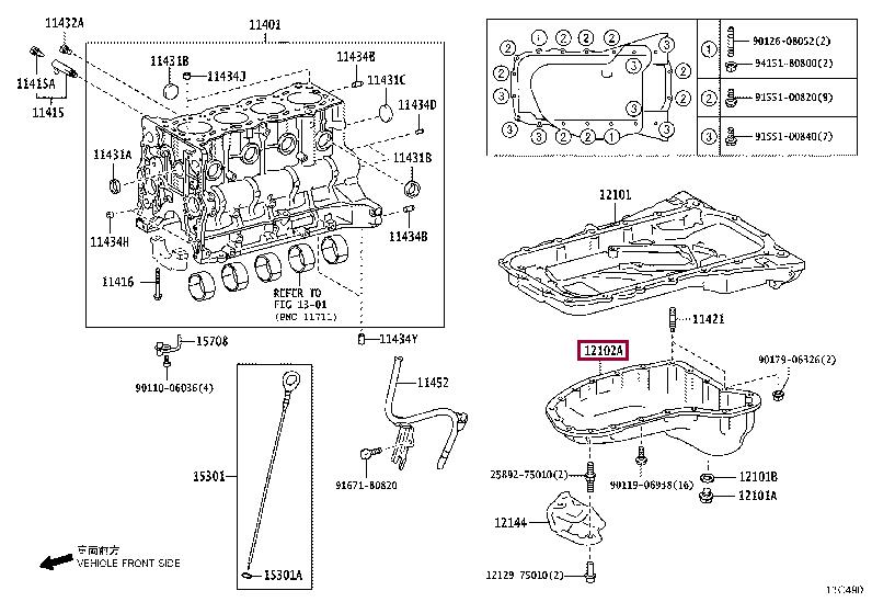 1210275021 Toyota Oil Pan