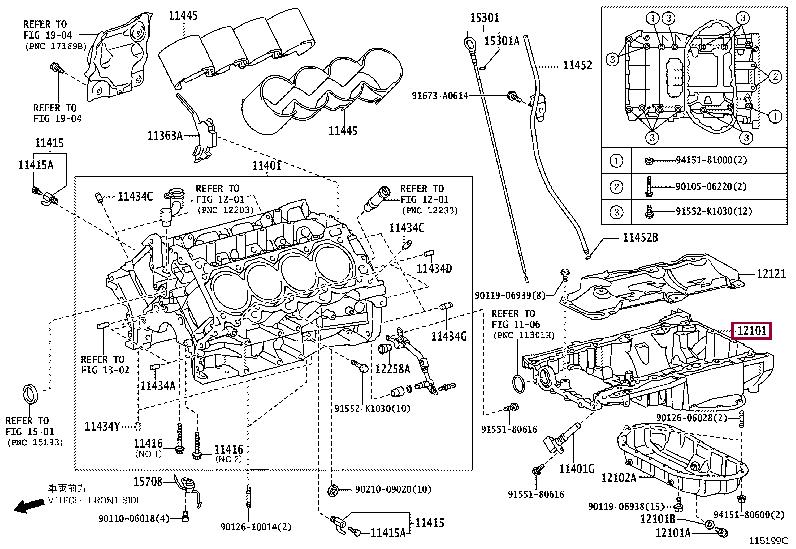 1211138140 Toyota Oil Pan