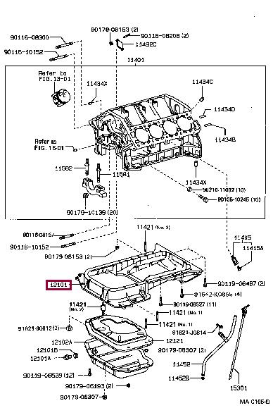 1211150020 Toyota Oil Pan