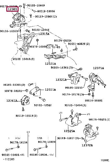 1230521160 Toyota Engine mount