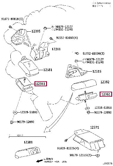 Toyota 12361-31300 Engine mount 1236131300