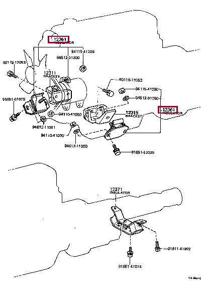 1236139018 Toyota Engine mount