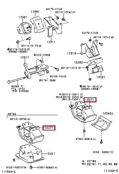 1237154160 Toyota Engine mount