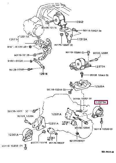 1237174060 Toyota Engine mount