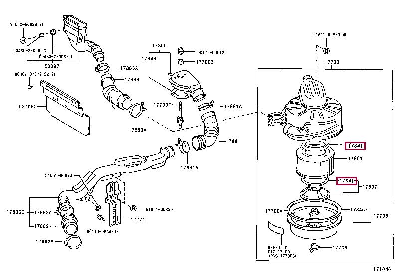 1784144030 Toyota Profiled gasket