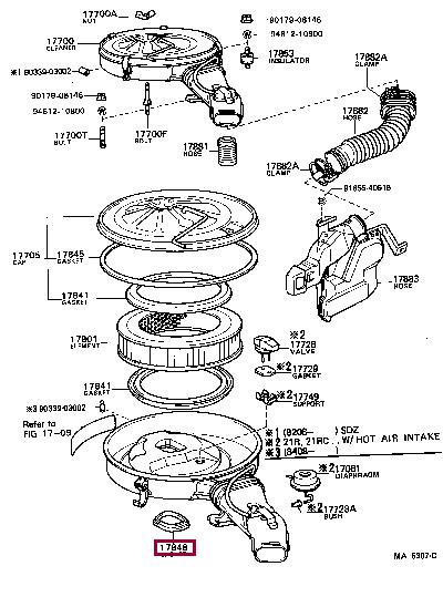 1784835010 Toyota Profiled gasket