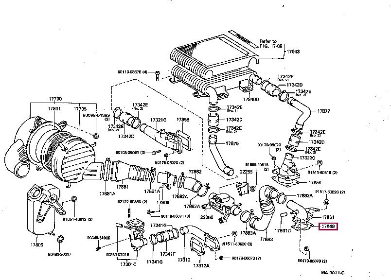 1784916010 Toyota Profiled gasket