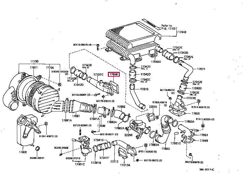 1785816010 Toyota Profiled gasket