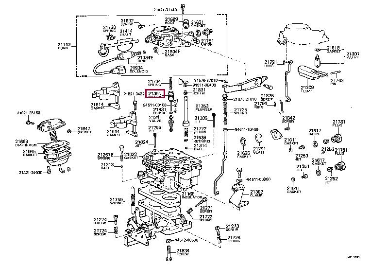 2135134030 Toyota Piston