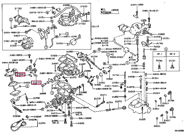 2161516280 Toyota Gasket