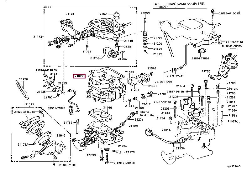 2162272250 Toyota Gasket