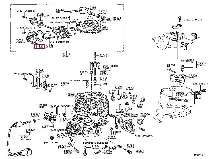2162728150 Toyota Profiled gasket