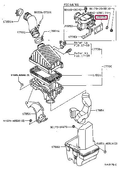 2227541010 Toyota Profiled gasket