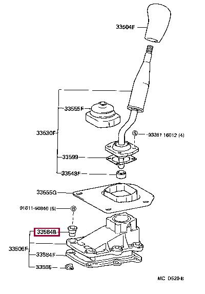 3358414030 Toyota Profiled gasket