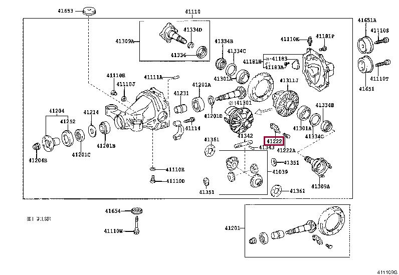 4122222010 Toyota Gasket