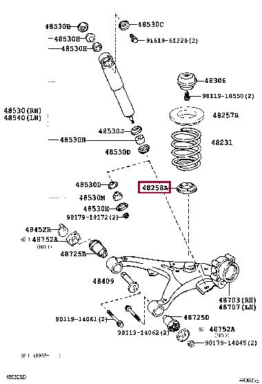 4825826050 Toyota Gasket