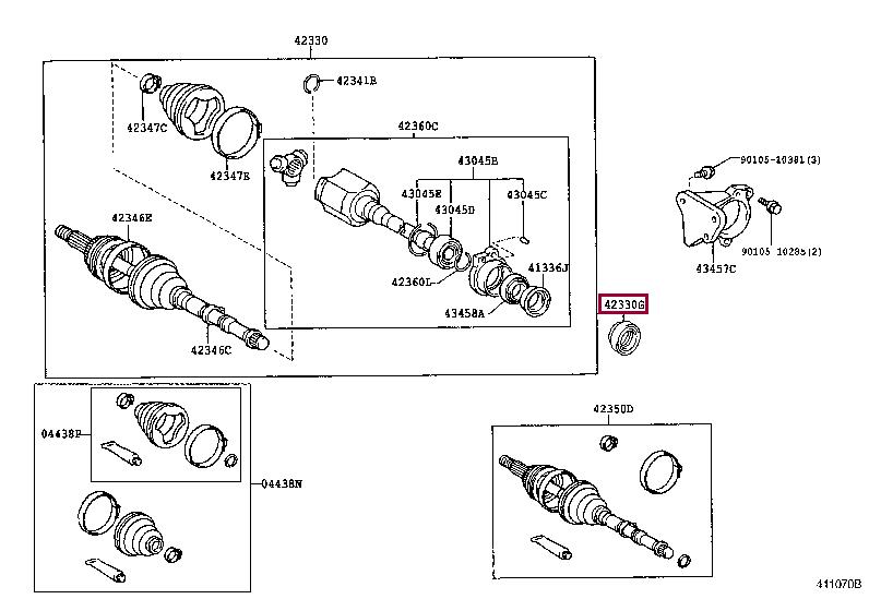 Toyota 90311-35043 O-ring 9031135043 9031135043 Toyota O-ring