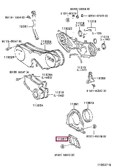 1136120011 Toyota Auto part