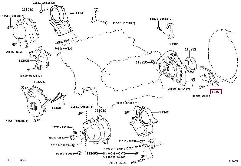 1136150030 Toyota Auto part